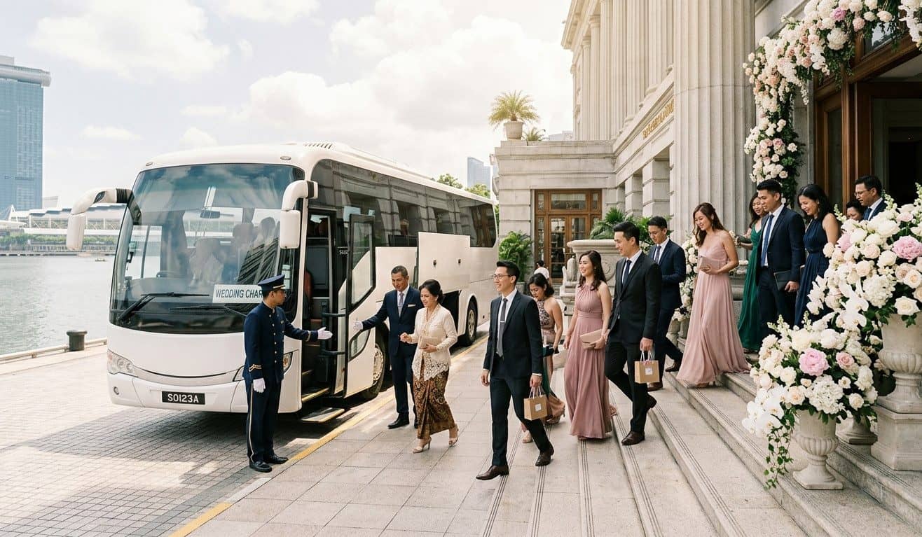 Private Events Bus Charter Singapore | Weddings, Religious Trips & More
