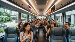 birthday party bus charter - private events bus hire