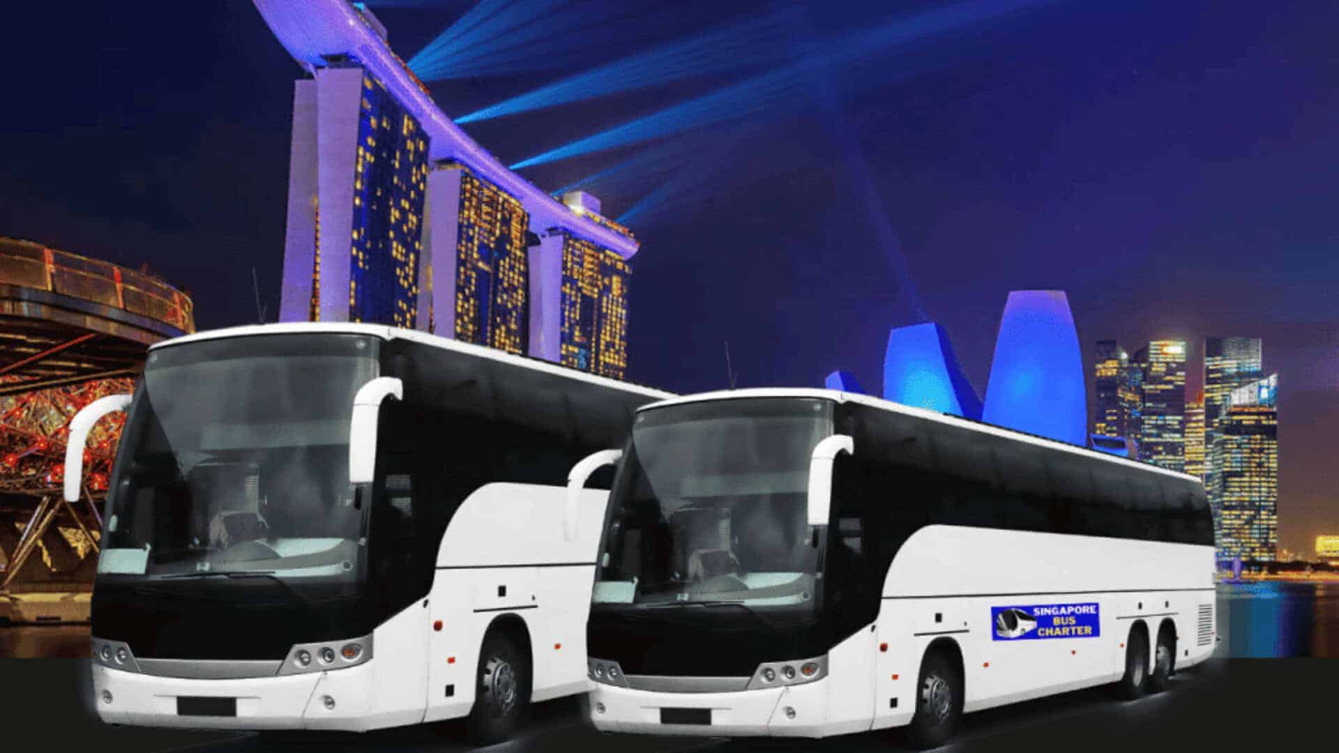 private bus charter services in singapore with a driver